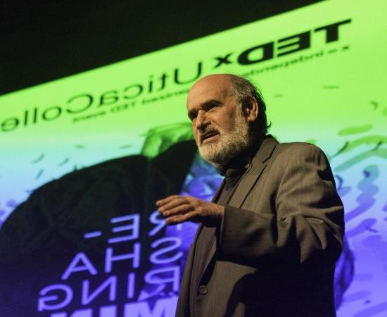 Professor Theodore Orlin gives a TED Talk in 2015